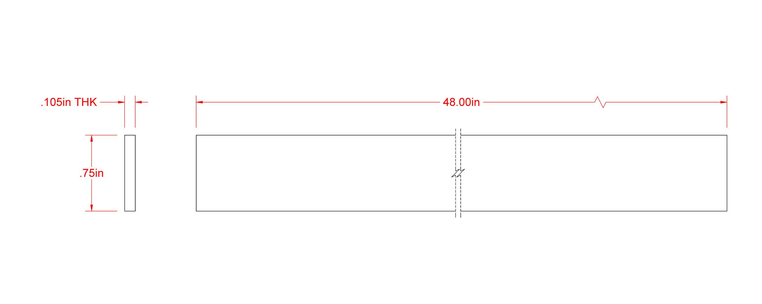 Hillman SteelWorks Steel Flat Zinc-Plated, 7/64-In x 3/4-In x 4-Ft