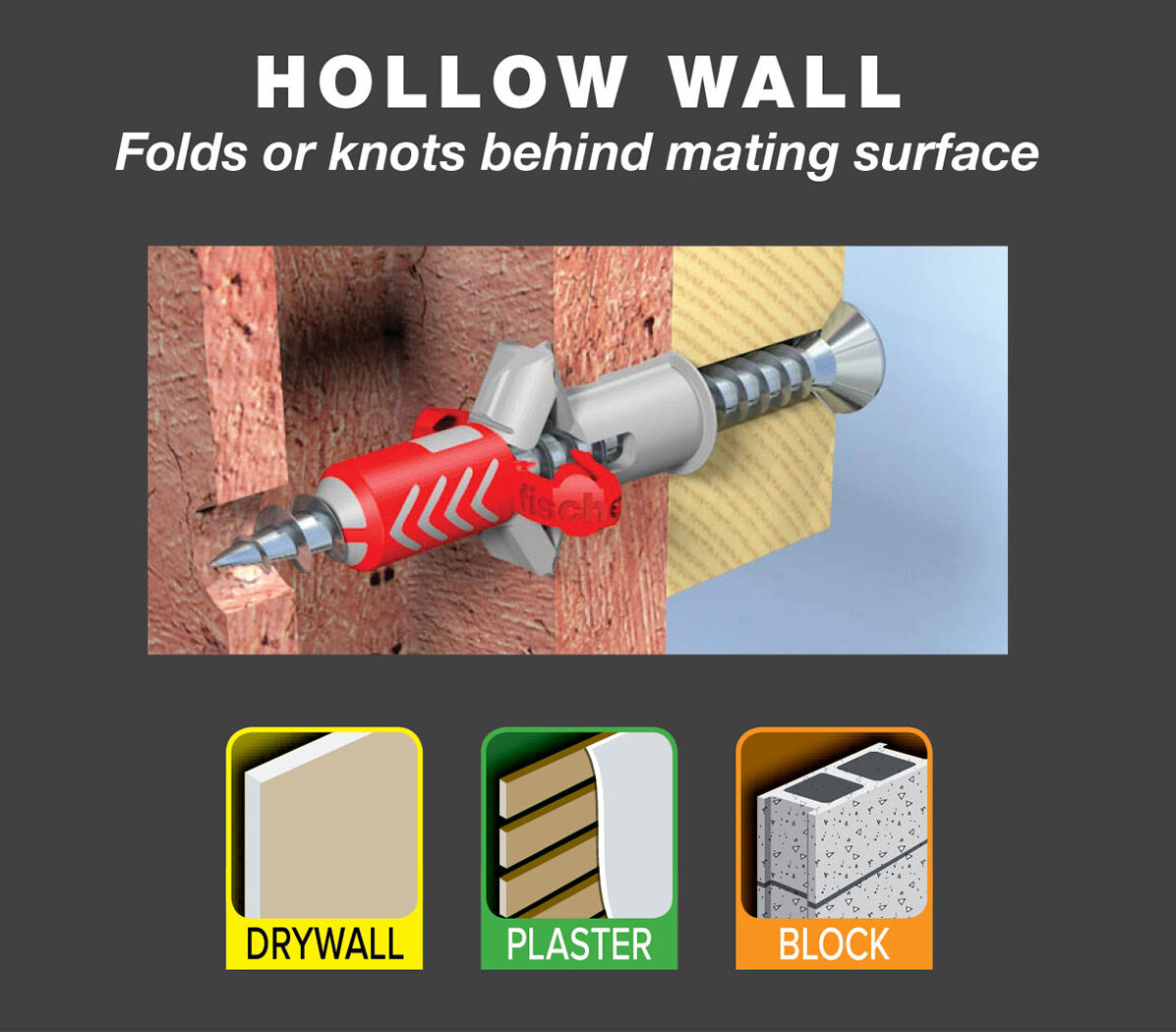 Hillman XL-Duo Power Anchors With Screws #6-8 x 1-In, 24-Pc