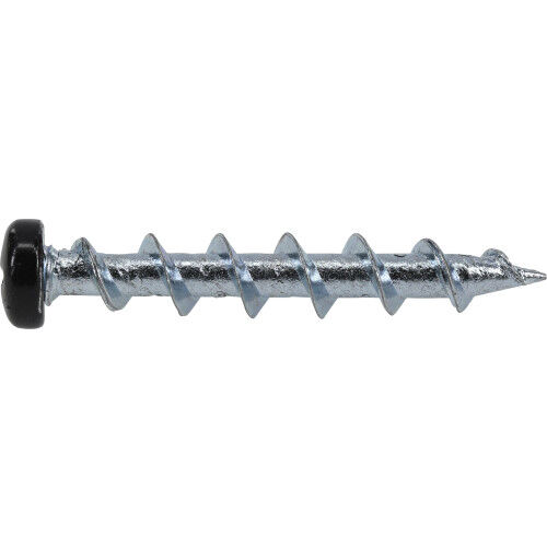 Hillman Borefast Black Phillips Pan-Head Screw Anchors, 1-1/2-In, 6-Pk