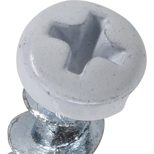 Hillman Borefast White Phillips Pan-Head Screw Anchors, 1-1/2 In, 25-Pc