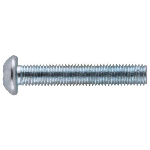 Hillman Zinc Round Head Combination Machine Screws, #10-24 x 2-In, 50-Pk