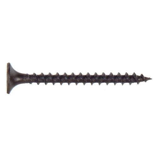 Hillman Project Center Black Phosphate Particle Board Screws, #6 x 1-1/4-In, 50-Pk
