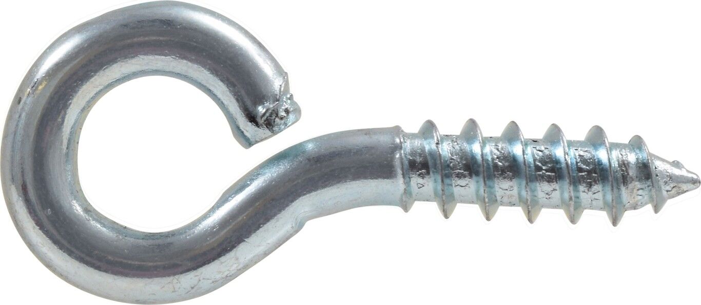 Hillman Hardware Essentials Screw Eye Zinc, 0.063-In x 11/16-In, 14-Pk