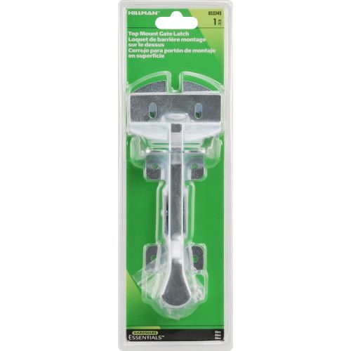 Hillman Hardware Essentials Top Mounted Gate Latch Zinc