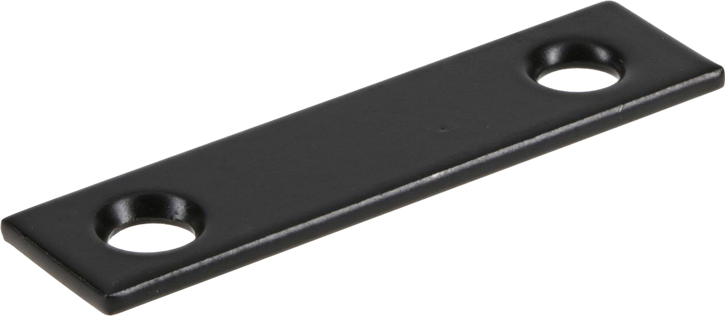 Hillman Hardware Essentials Black Mending Plate, 2-In x 1/2-In, 4-Pk