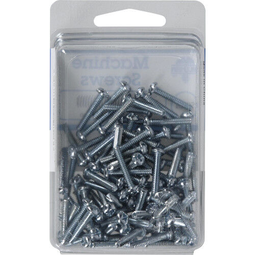 Hillman Zinc Round Head Combination Machine Screw, #6-32 X 3/4-In