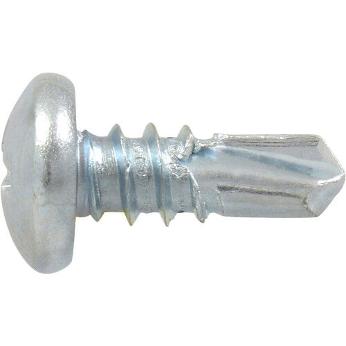 Hillman  Zinc Pan Head Phillips Self Drilling Screws, #6-20 x 3/8-In, 100-Pk