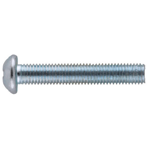 Hillman Zinc Round Head Combination Machine Screws, #6-32 x 2-In, 50-Pk