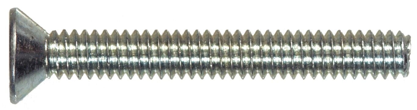 Hillman Zinc Flat Head Slotted Machine Screw, 1/4-In x 3/4-In, 50-Pc