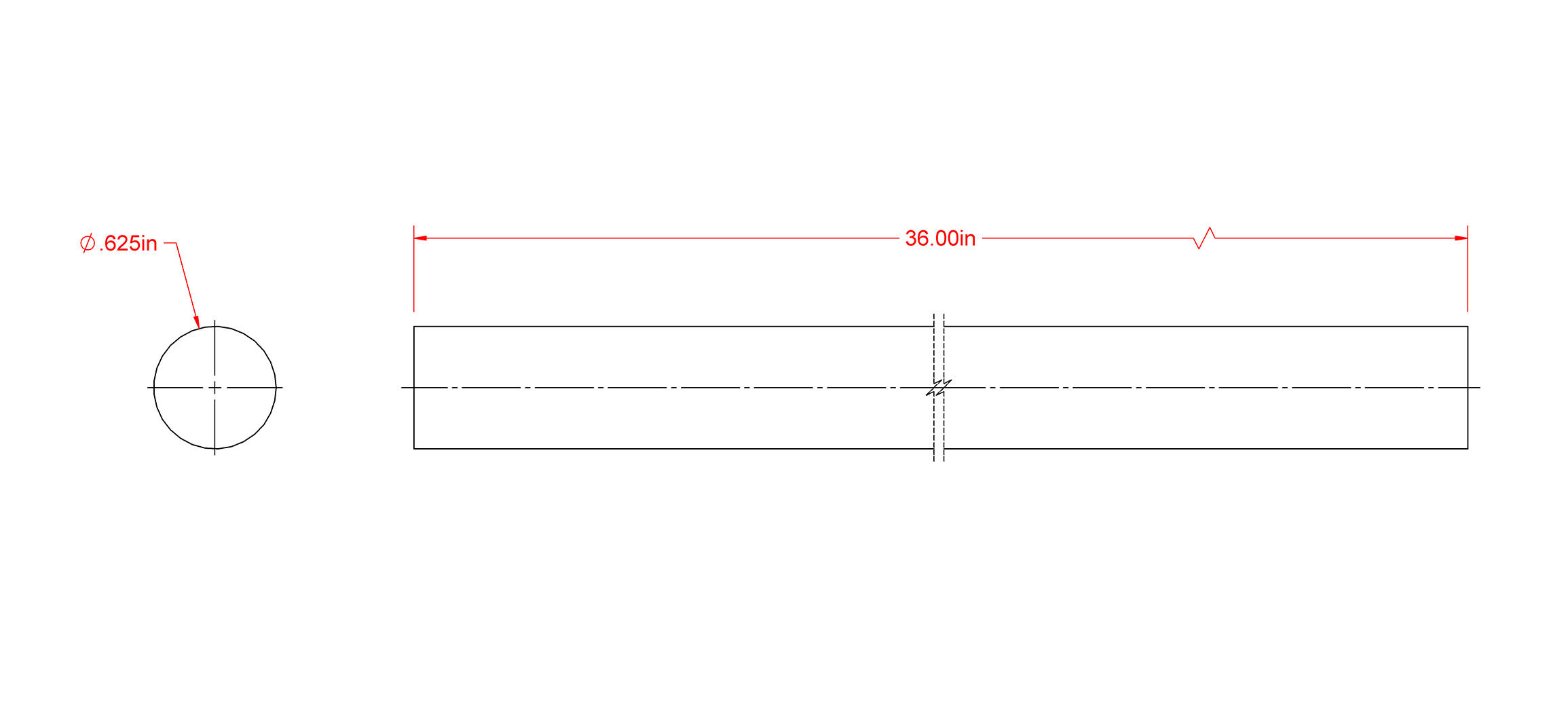 National Hardware Steel Smooth Rods, 5/8-In X 36-In