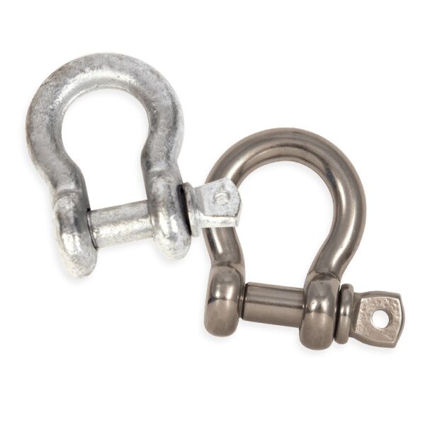 Koch Industries Galvanized Screw Pin Anchor Shackle, 3/8-In