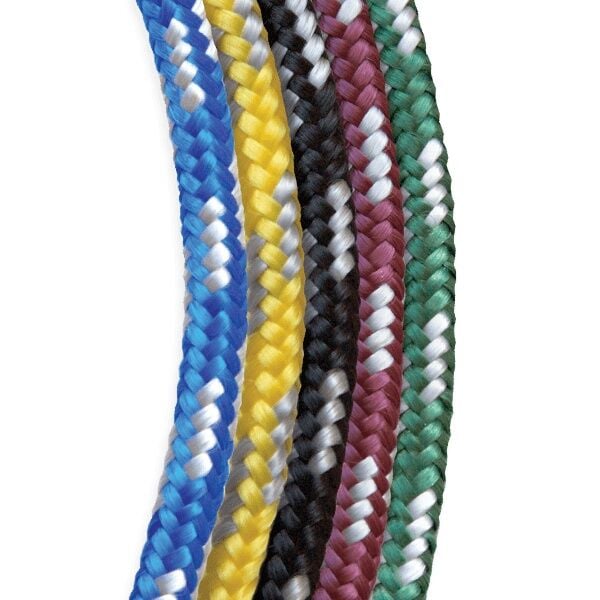 Koch Industries Diamond Braid Polypropylene Rope Assorted Colors, 3/16-In x 50-Ft