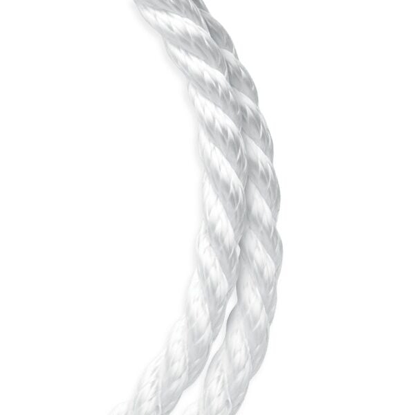 Koch Industries White Twisted Nylon Rope, 1/2-In x 100-Ft