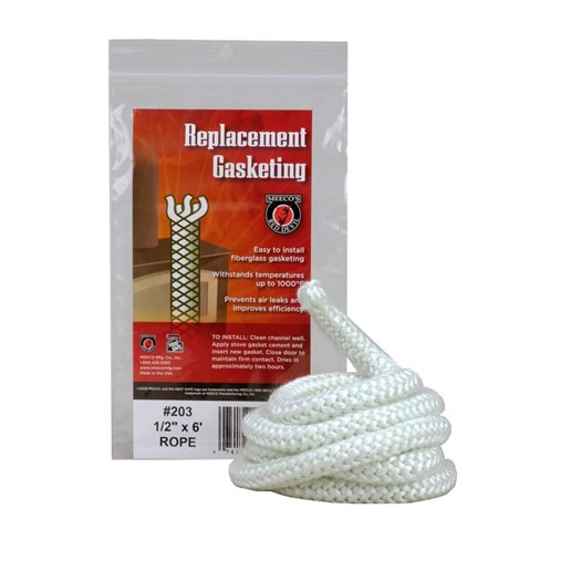 Meeco Replacement Gasketing Rope 1/2" X 6'