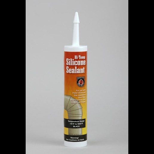 Meeco High Temperture Silicone Sealant, Red - 10.3 oz