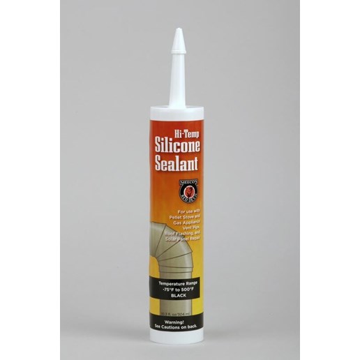 Meeco High Temperture Silicone Sealant, Red - 10.3 oz