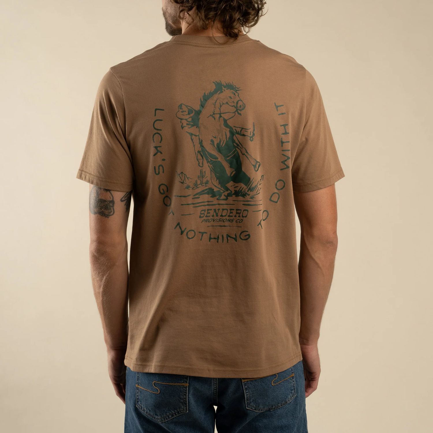 Sendero Provisions Co. Men's No Luck T-Shirt