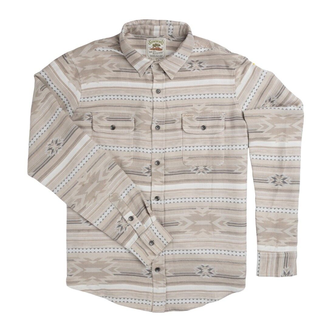 Sendero Provisions Co. Men's Boquillas Long Sleeve Mesilla Chevron Shirt