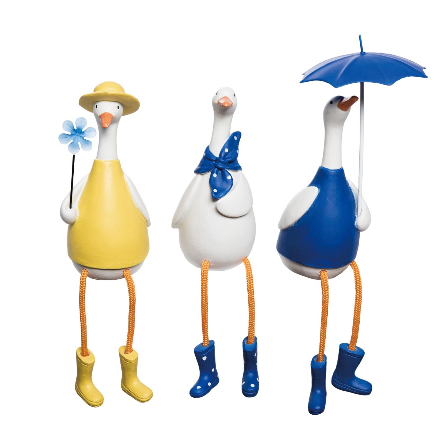 Transpac Resin Spring Duck Shelf Sitter Assorted Styles