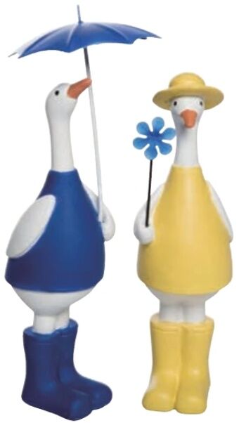 Transpac Resin Spring Duck Figurine Assorted Styles