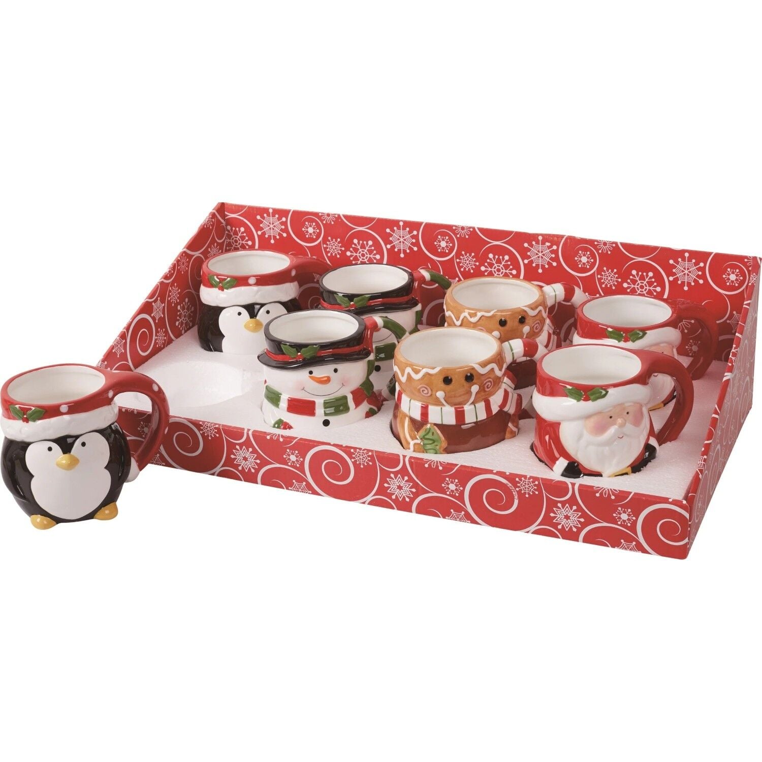 Transpac Dolomite Christmas Character Mug Assorted Styles