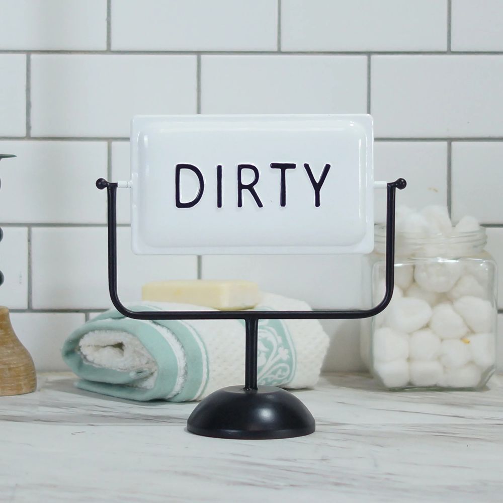 VIP Home & Garden Flip Sign Clean/Dirty