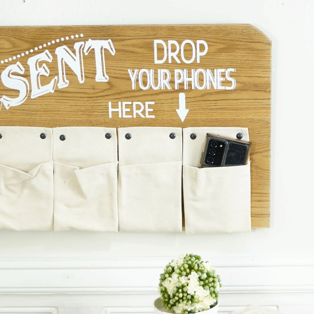 VIP Home & Garden Wood Phone Holder