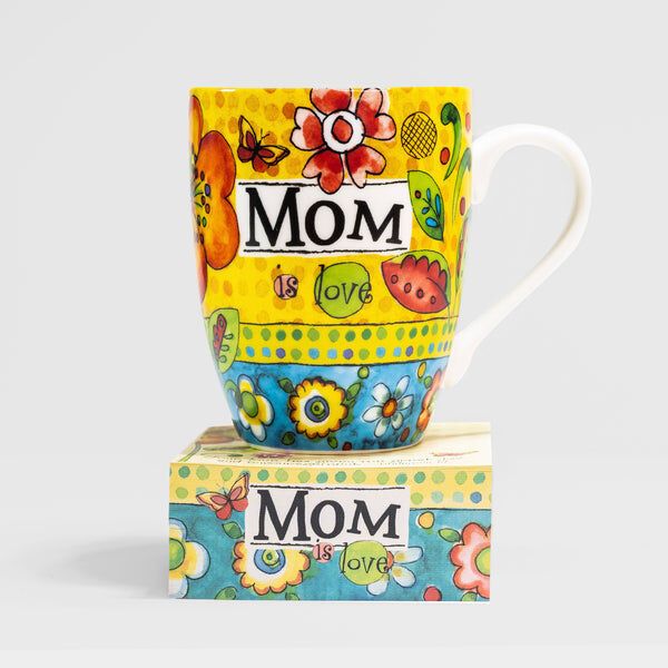 Divinity Boutique "Mom" Mug and Notepad Gift Set, 12-Oz, 3.75 X 1.5-In