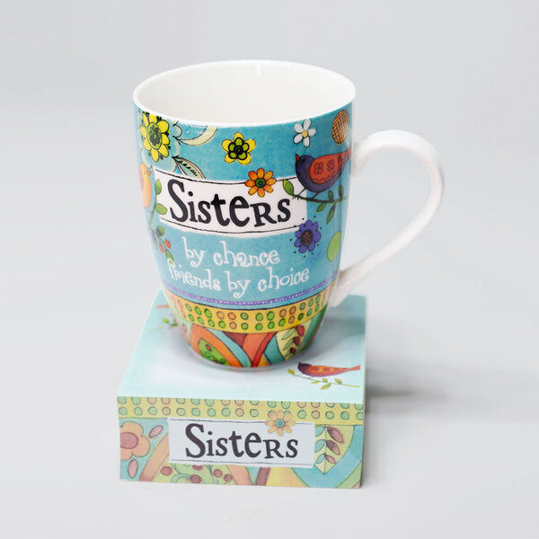 Divinity Boutique "Sisters" Mug and Notepad Gift Set, 12-Oz, 3.75 X 1.5-In