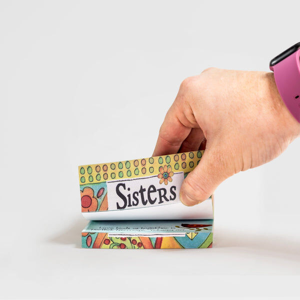 Divinity Boutique "Sisters" Mug and Notepad Gift Set, 12-Oz, 3.75 X 1.5-In