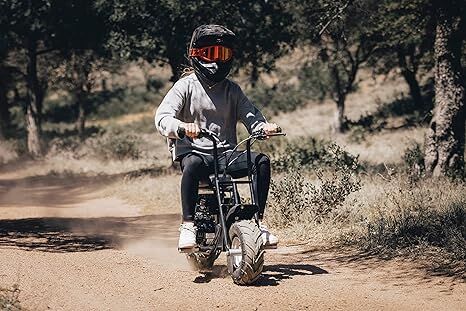 Coleman Powersports CT100U Black Gas Powered Mini Trail Bike, 98-Cc, 3-Hp