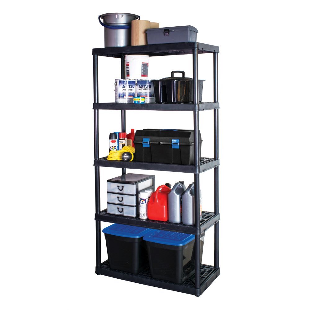 Gracious Living 5 Shelf Heavy Duty Ventilated Shelving Unit