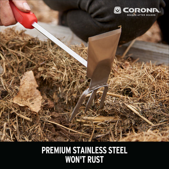 Corona Tools Premium Stainless Stell ComfortGEL Hoe/Cultivator
