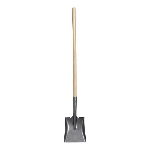 Corona Square Point Shovel with Wood Handle, 16-Ga, 43-In