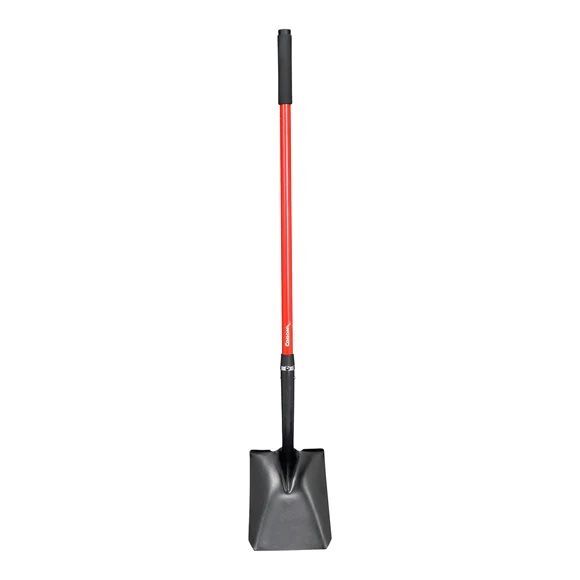Corona Square Point Shovel with Fiberglass Handle, Head 12-In, 15-Ga, 48-In