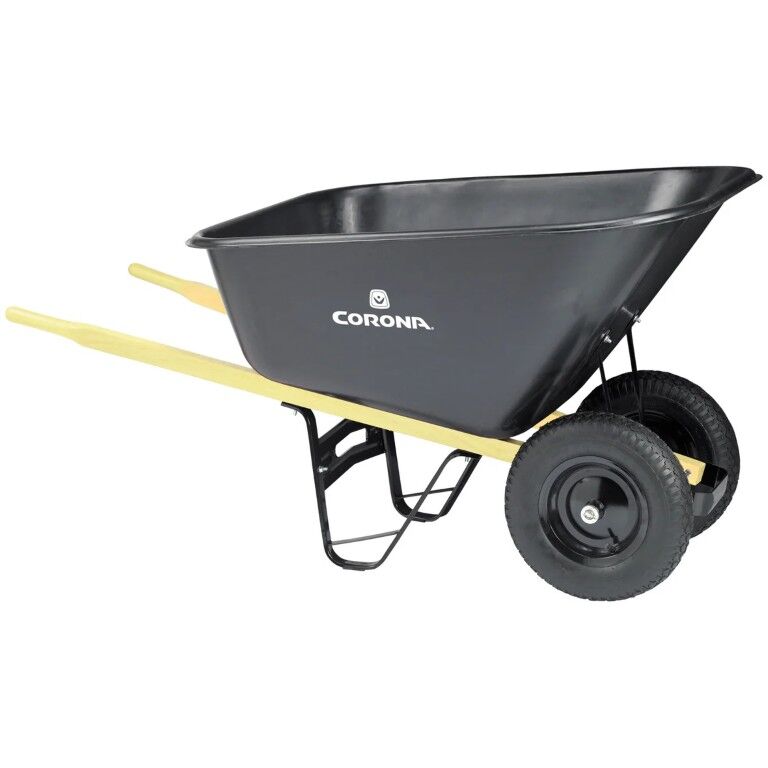 Corona Wheelbarrow, 10-Cu Ft, 70-In x 28-In x 36-In