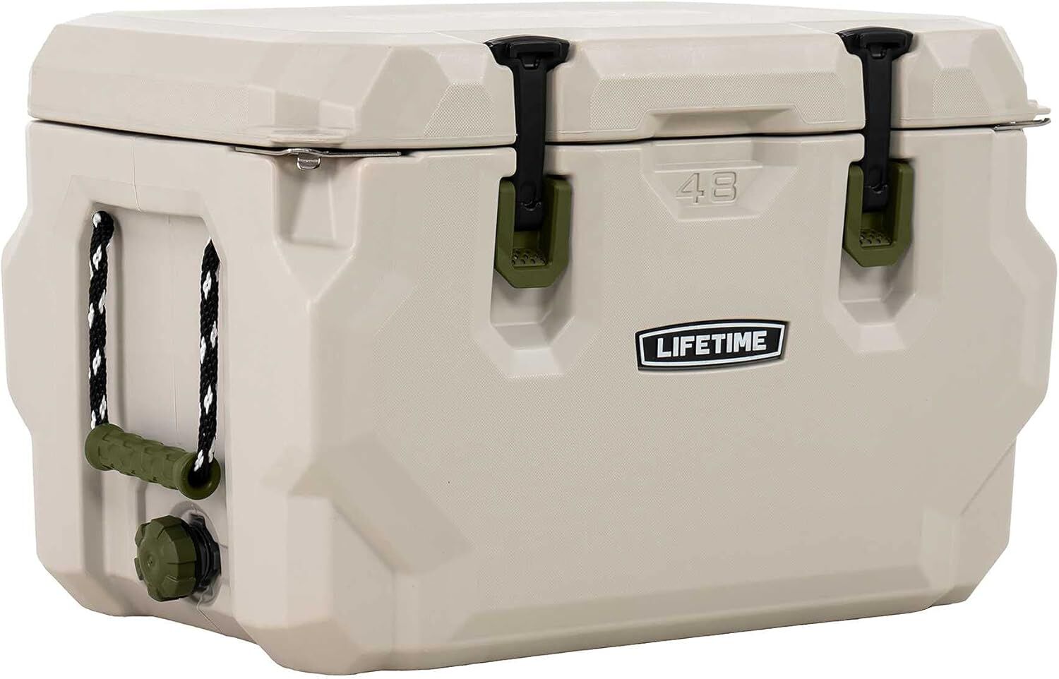 Lifetime Pumice Stone/Green High Performance Cooler, 48-Qt