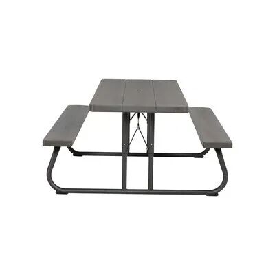Lifetime Brown Classic Folding Picnic Table, 6 ft.