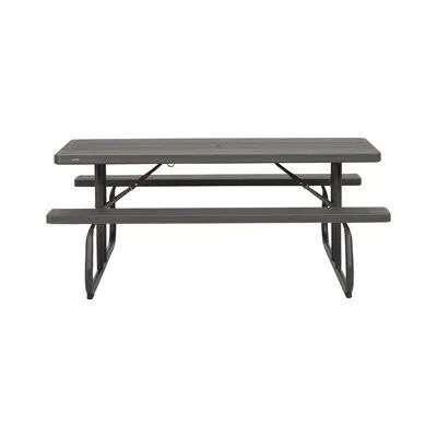 Lifetime Brown Classic Folding Picnic Table, 6 ft.