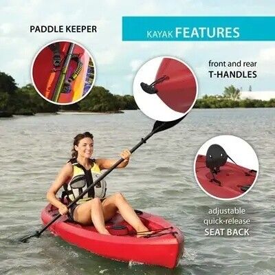 Lifetime Tamarack 100 Sit-On-Top Kayak - Red