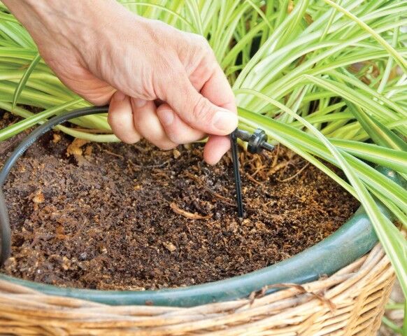 DIG Patio Drip Watering Kit, 25 PSI, 1/4-In x 60-Ft