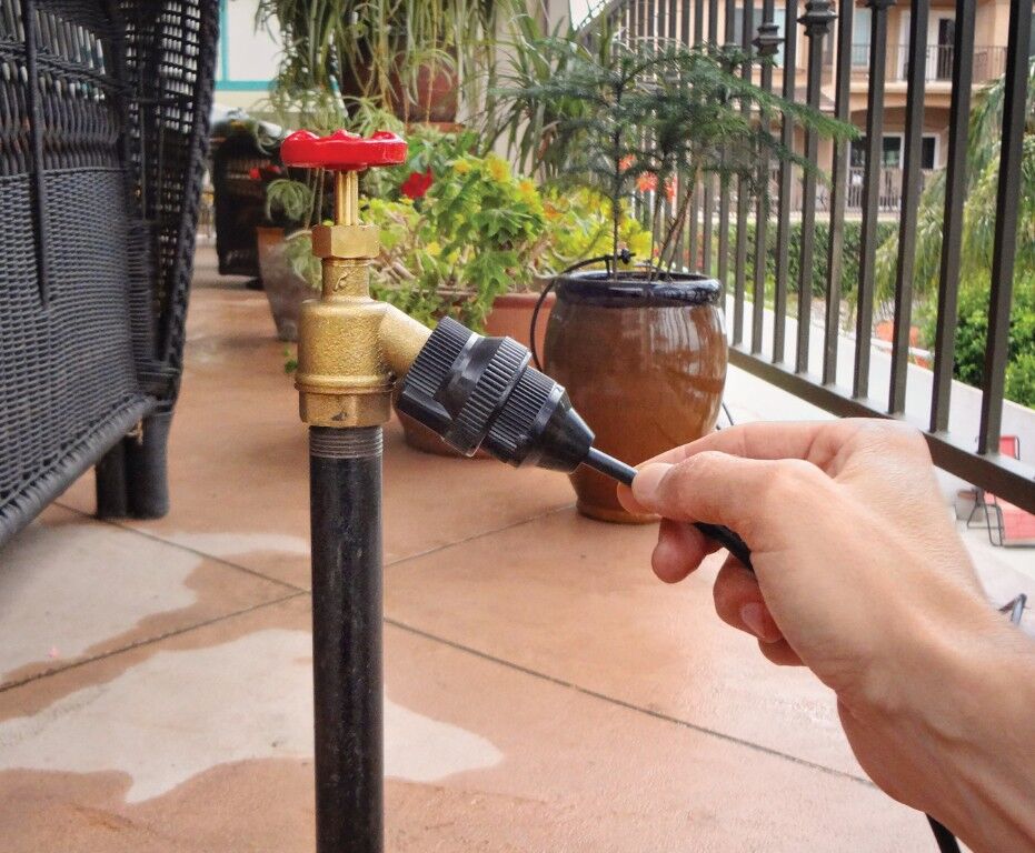 DIG Patio Drip Watering Kit, 25 PSI, 1/4-In x 60-Ft