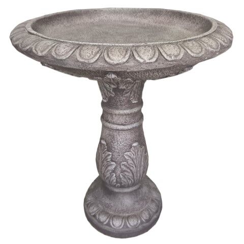 Angelo Décor Acanthus Birdbath, 24.5-In