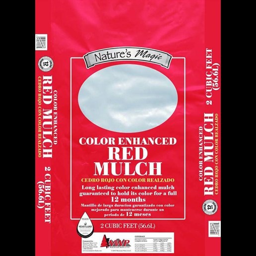 Nature's Magic Color Enhanced Red Mulch - 2 Cubic Feet