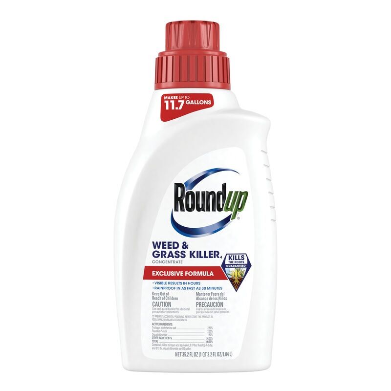 Roundup Weed & Grass Killer Concentrate, 35.2-Oz