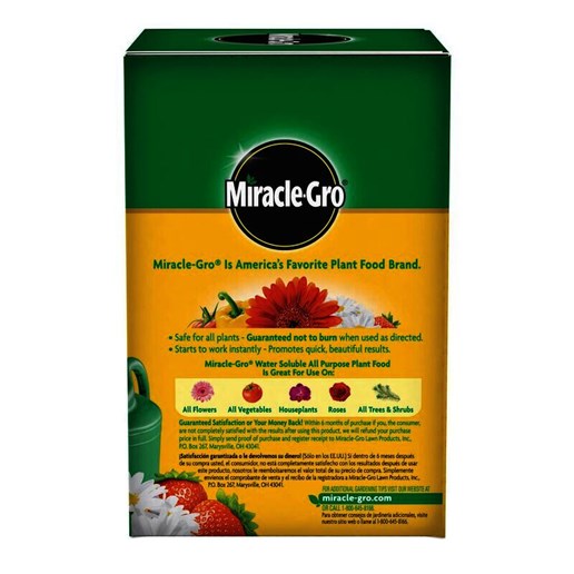 Miracle-Gro Plant Food, Water-Soluble, 24-8-16 Formula - 1 lb