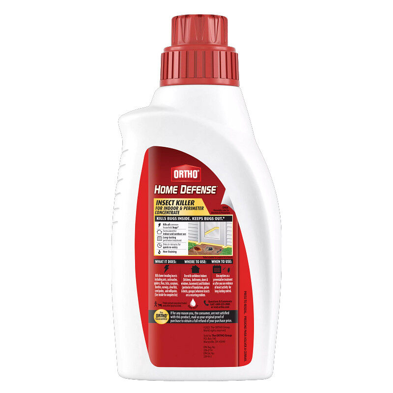 Ortho Home Defense Insect Killer for Indoor & Perimeter Concentrate, 32-Oz