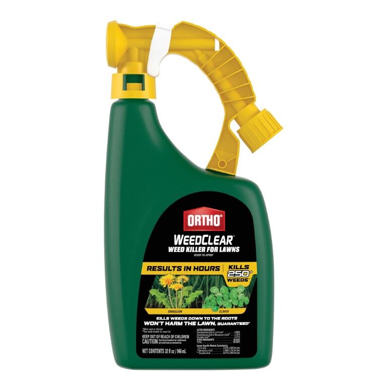Ortho WeedClear Weed Killer for Lawns Ready to Spray, 32-Oz