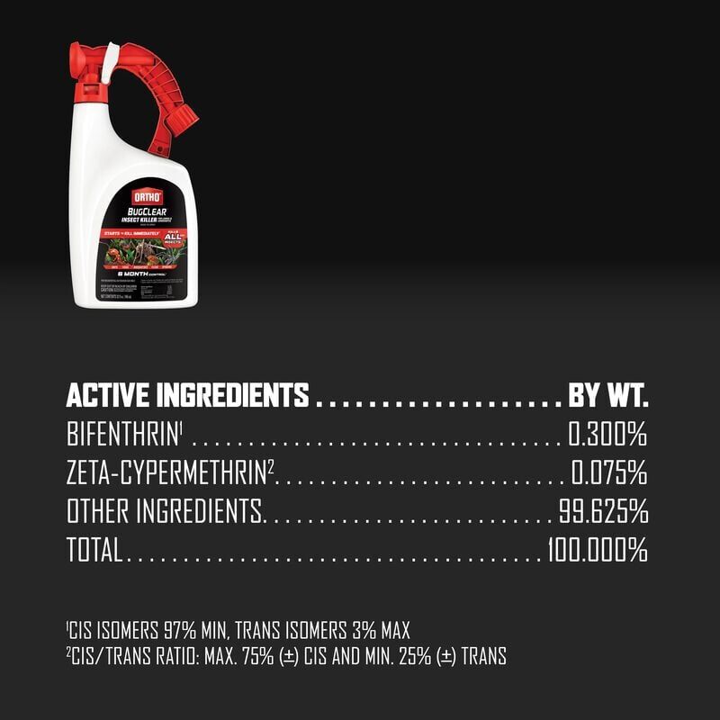 Ortho Bugclear Insect Killer for Lawns & Landscapes RTU, 32-Oz