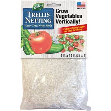 Gardeneer by Dalen Trellis Nylon Netting, 5-Ft X 15-Ft, 7-In Mesh